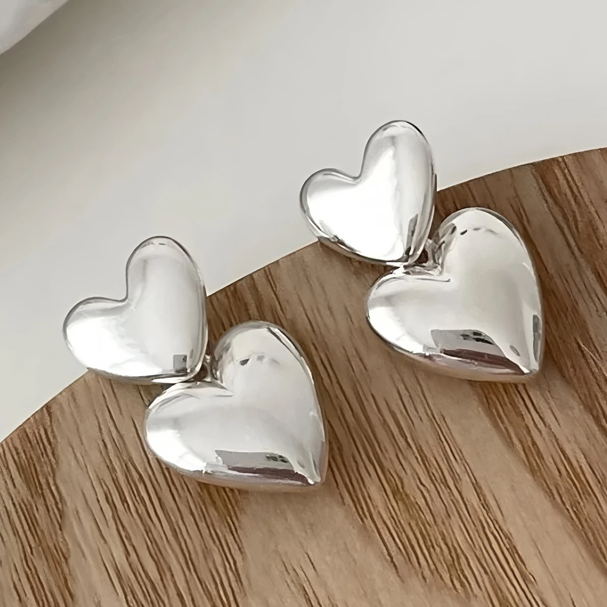 New 925 Sterling Silver Drop Earrings Golden Flower Petal Pearl Elegant For Women Girl Gift Jewelry Dropshipping Wholesale