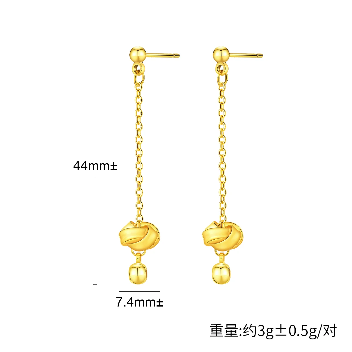 Prjewel Stainless Steel Twist Circle Women Earrings Click-Top Mobius Hoop Hies Earring Tarnish And Nickel Free Mother's Day Gift