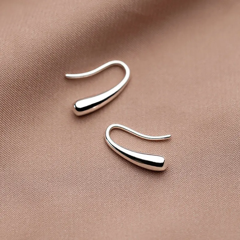 New 925 Sterling Silver Drop Earrings Golden Flower Petal Pearl Elegant For Women Girl Gift Jewelry Dropshipping Wholesale