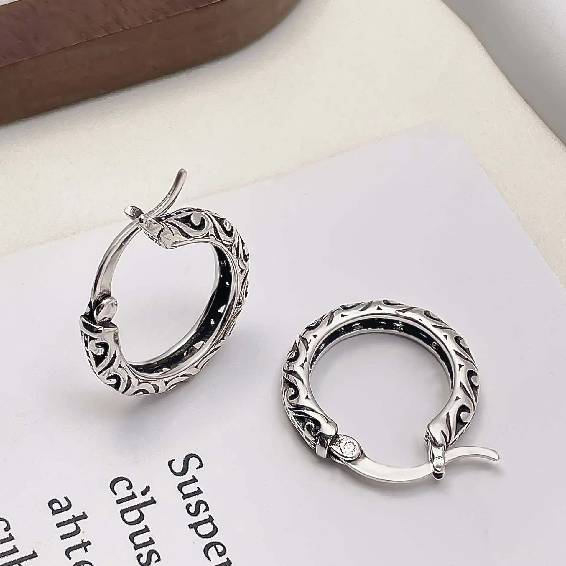 New 925 Sterling Silver Drop Earrings Golden Flower Petal Pearl Elegant For Women Girl Gift Jewelry Dropshipping Wholesale