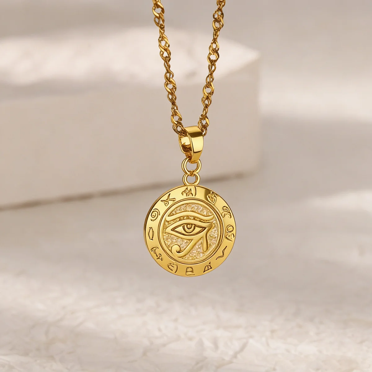 Stainless Steel Geometric Necklace For Women Fashion Sun Sunflower Pendant Clavicle Chain Aesthetic Jewelry Accessories Femme