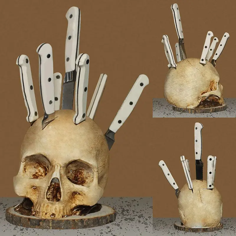 💀 The Skull That Holds Your Blades