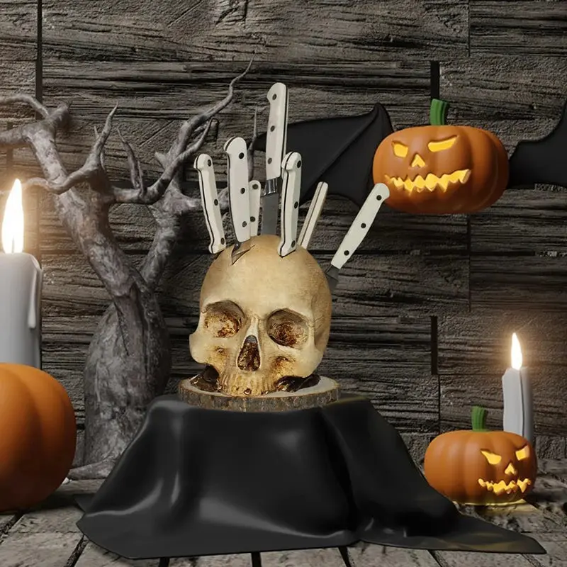 💀 The Skull That Holds Your Blades