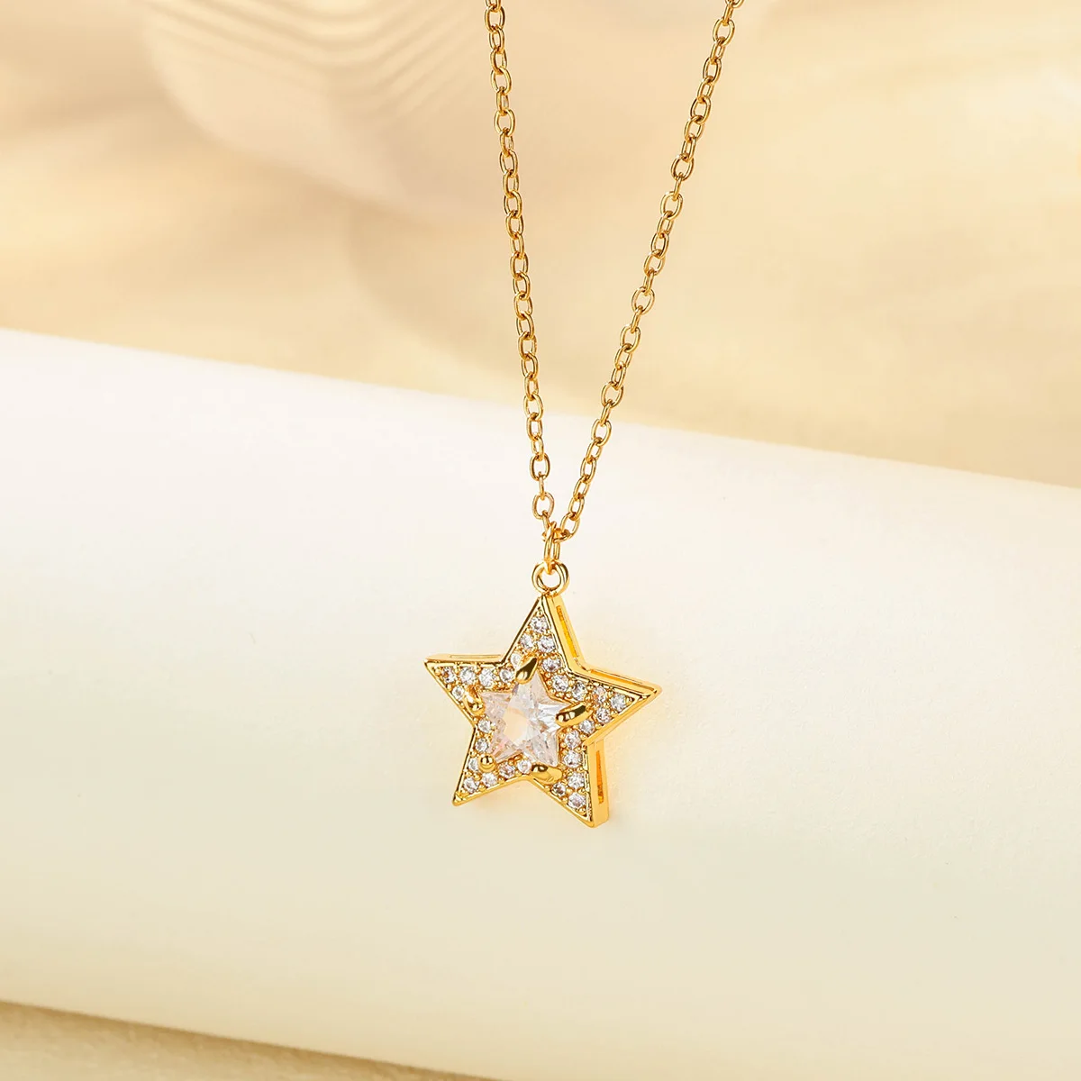 Stainless Steel Geometric Necklace For Women Fashion Sun Sunflower Pendant Clavicle Chain Aesthetic Jewelry Accessories Femme