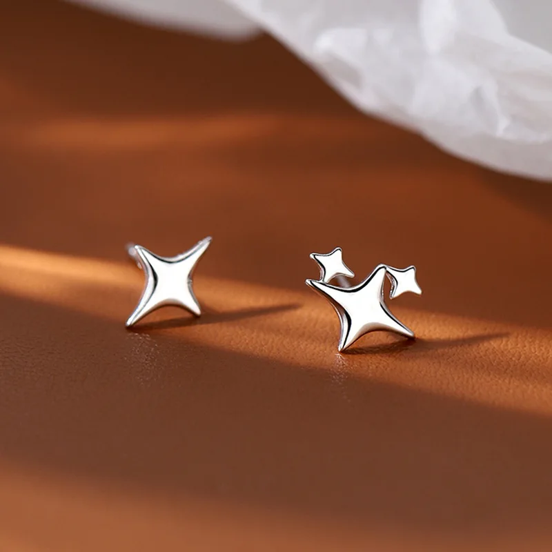 New 925 Sterling Silver Drop Earrings Golden Flower Petal Pearl Elegant For Women Girl Gift Jewelry Dropshipping Wholesale