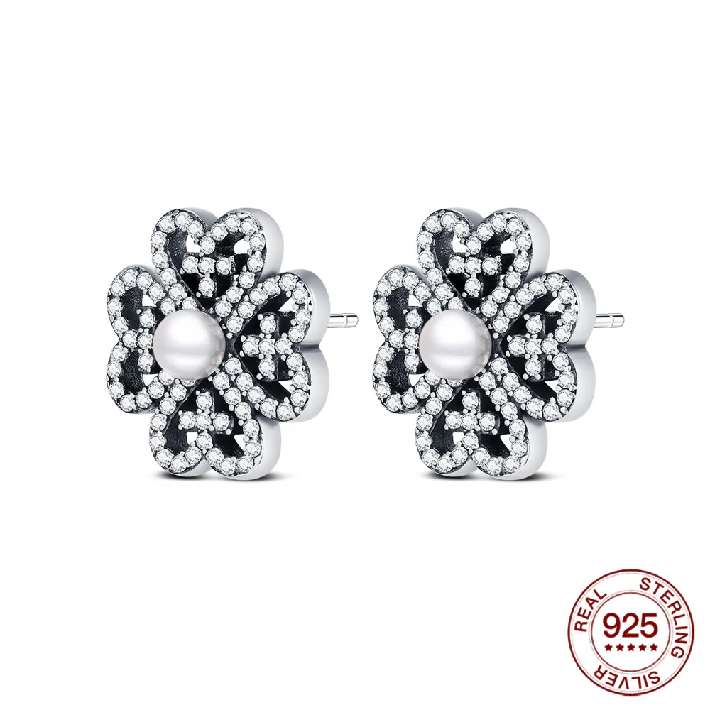 2026 Fashion Simple Hollow Cute Cat Stud Earrings Women's 925 Sterling Silver Hypoallergenic Earrings Teen Girls Jewelry Gifts