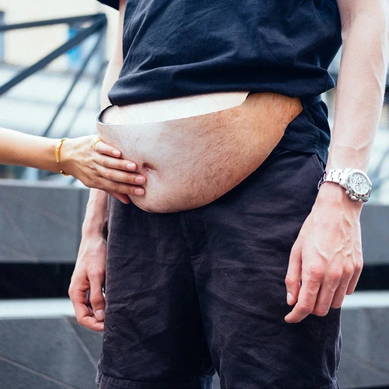 DadPack – Funny Belly-Print Fanny Pack with Hidden Pocket