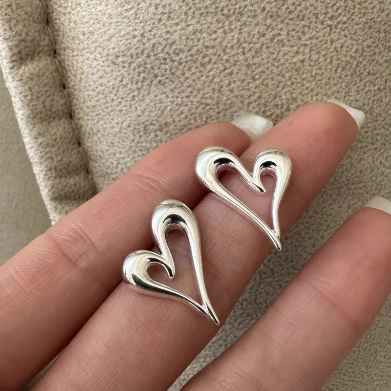 New 925 Sterling Silver Drop Earrings Golden Flower Petal Pearl Elegant For Women Girl Gift Jewelry Dropshipping Wholesale