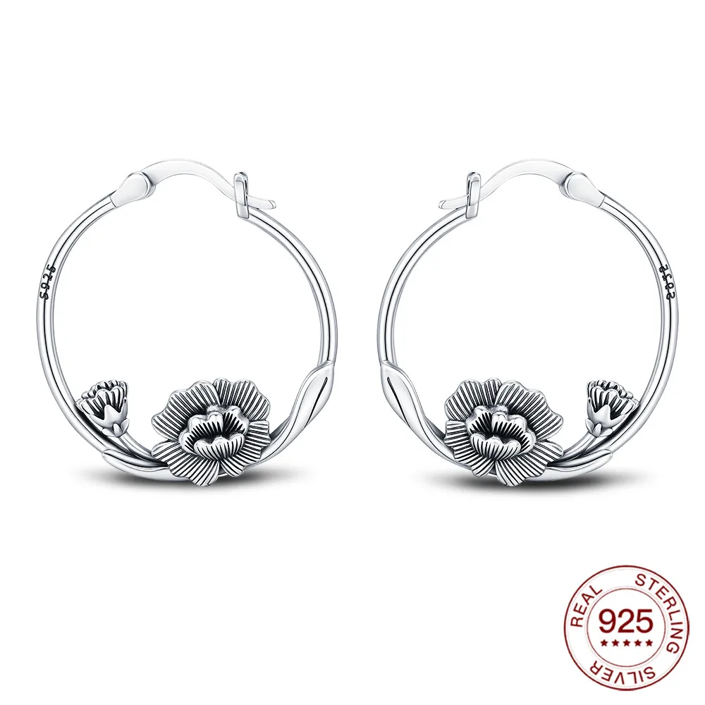 2026 Fashion Simple Hollow Cute Cat Stud Earrings Women's 925 Sterling Silver Hypoallergenic Earrings Teen Girls Jewelry Gifts