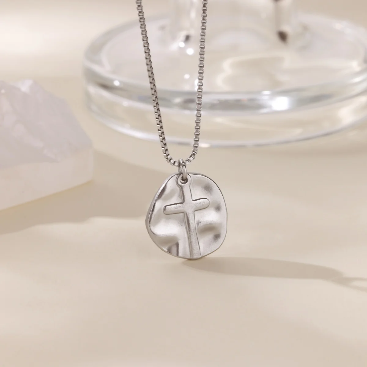 Stainless Steel Geometric Necklace For Women Fashion Sun Sunflower Pendant Clavicle Chain Aesthetic Jewelry Accessories Femme