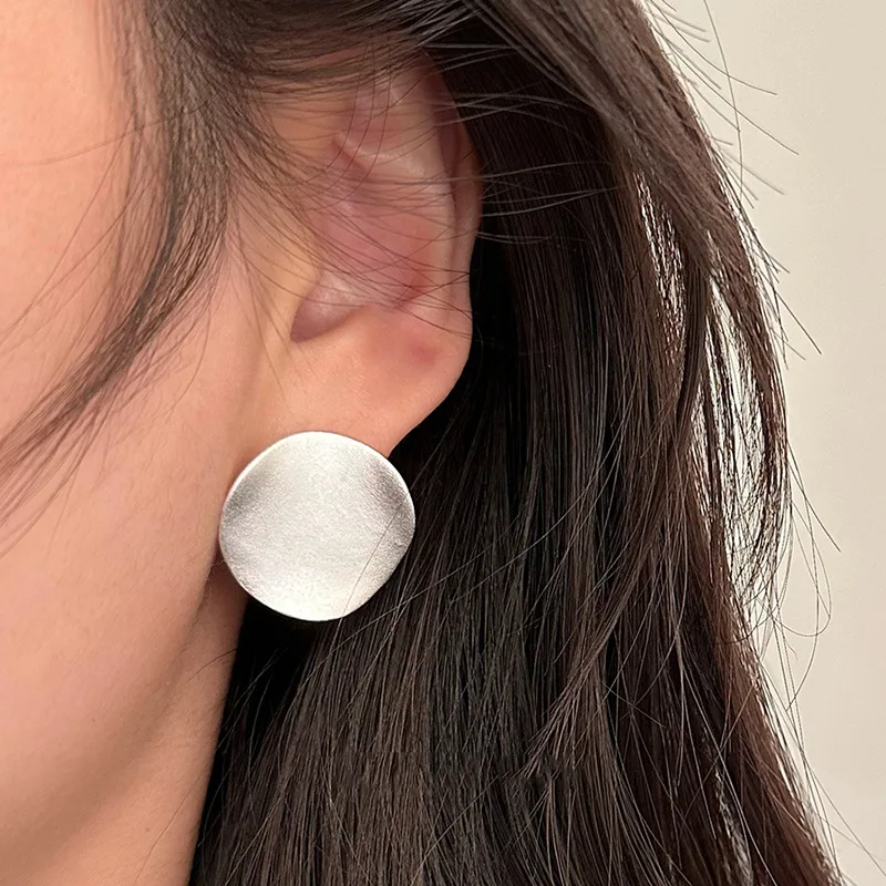 New 925 Sterling Silver Drop Earrings Golden Flower Petal Pearl Elegant For Women Girl Gift Jewelry Dropshipping Wholesale