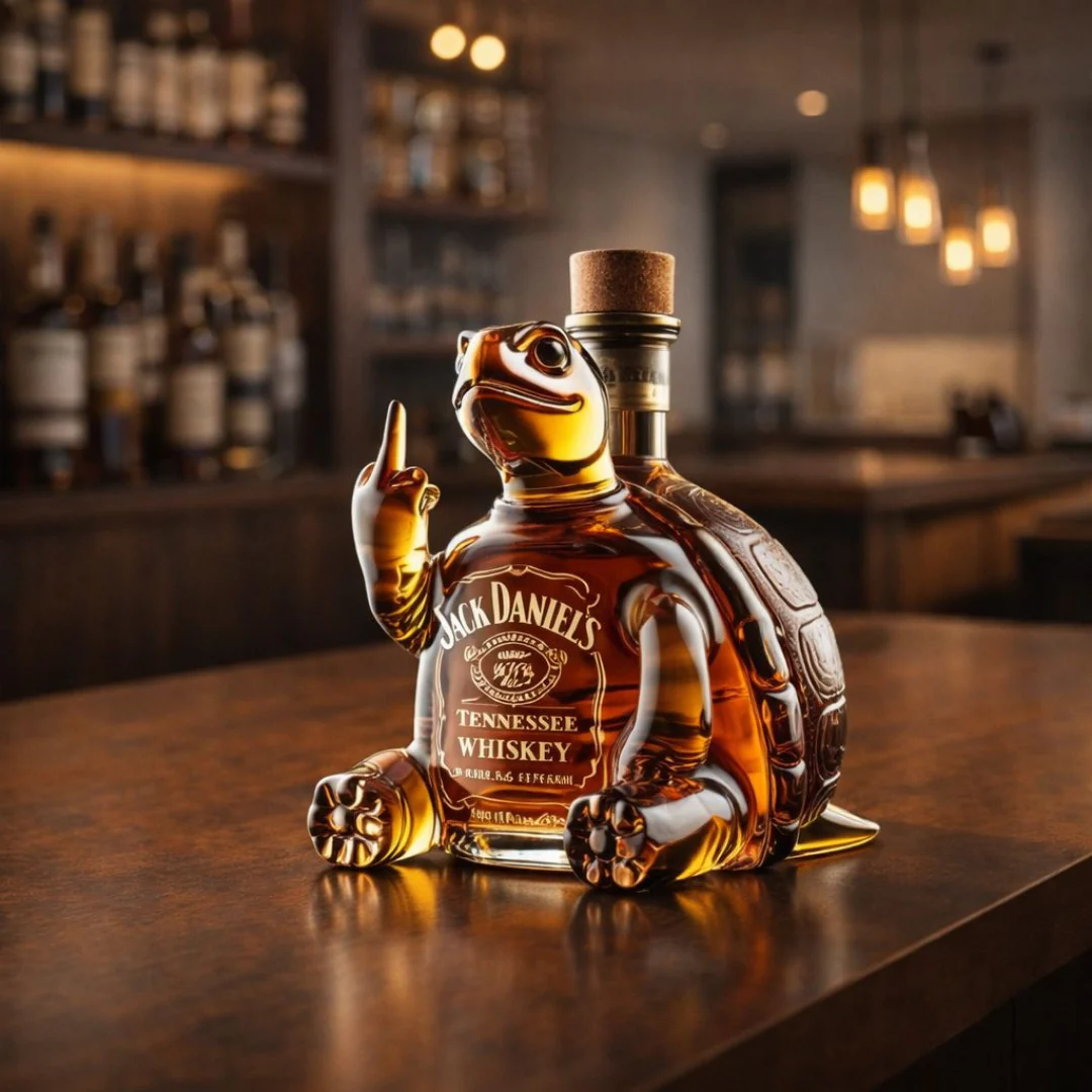 🐢Turtle Whiskey Bottle