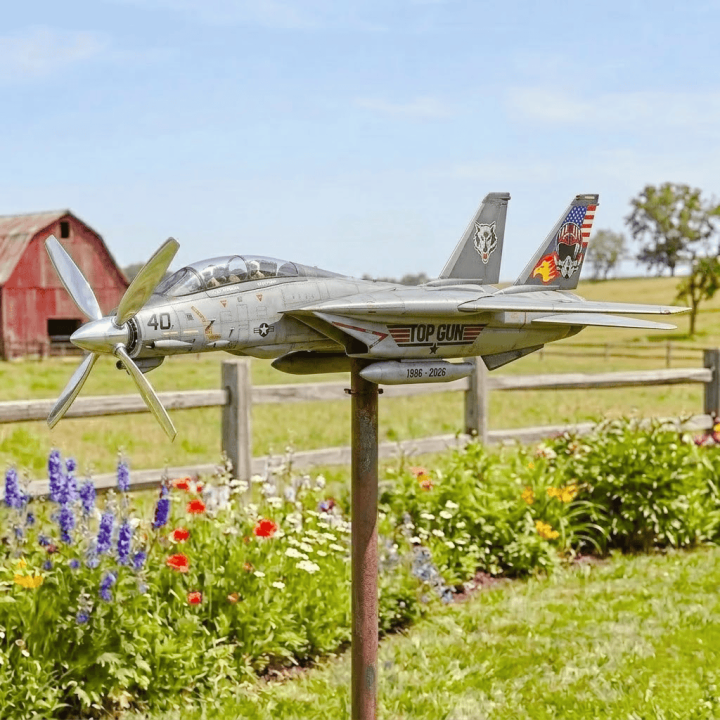 F-14 Tomcat 40th Anniversary Garden Wind Spinner – Feel the Need for Speed in Your Garden 🛩️🌿