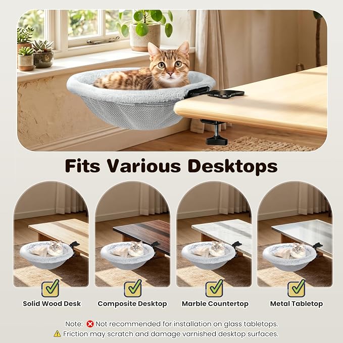 Reversible removable cover for VavoPaw cat desk bed