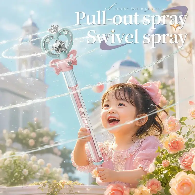 Fairy Spiral Water Wand – Magical Summer Fun for Little Hands 🧚‍♀️💧✨