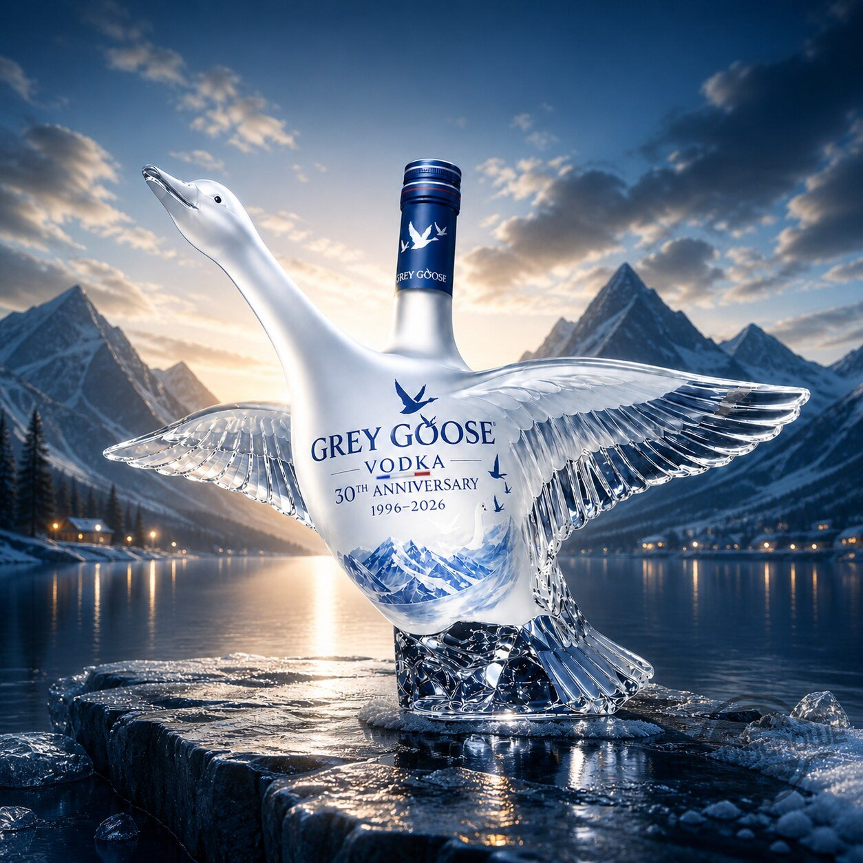 🦢 30th Anniversary Limited Edition – Goose-Shaped Bottle