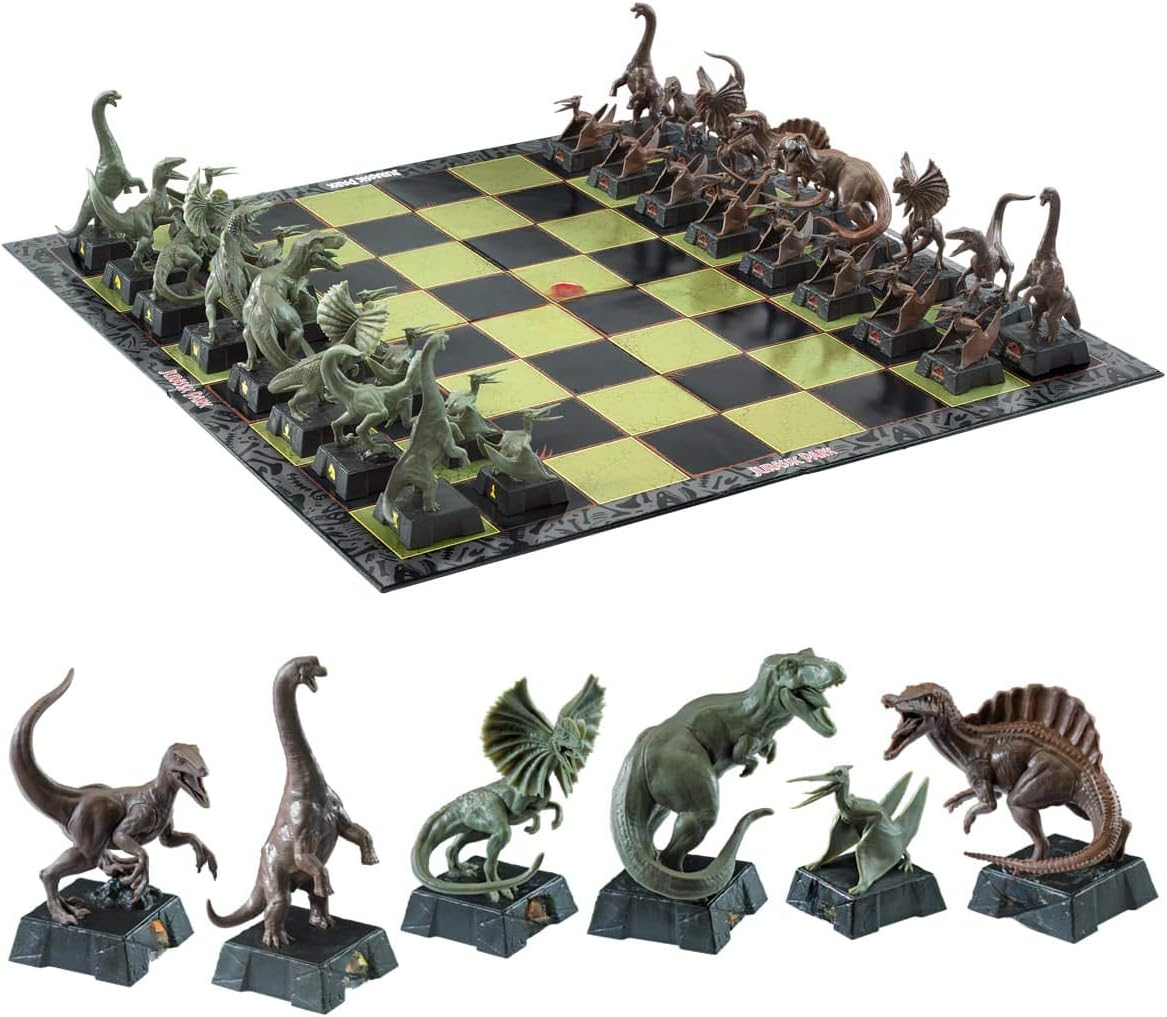 Jurassic Dinosaur Chess Set 🦖♟️