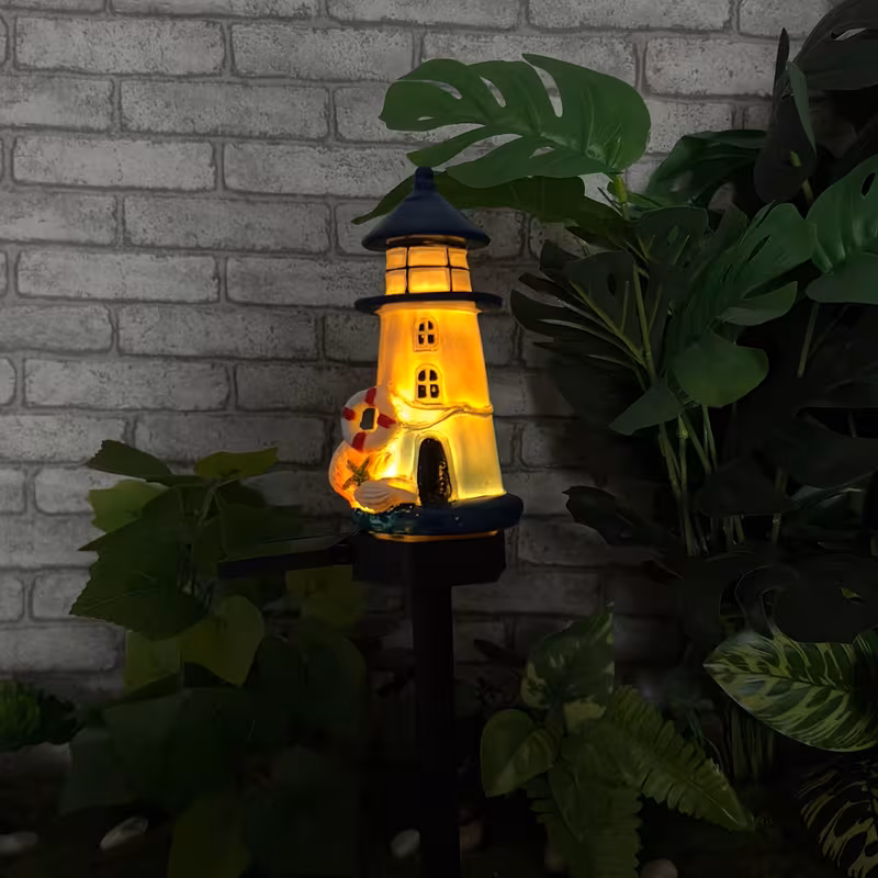 Lighthouse Solar Garden Light – Coastal Charm 🗼🌊
