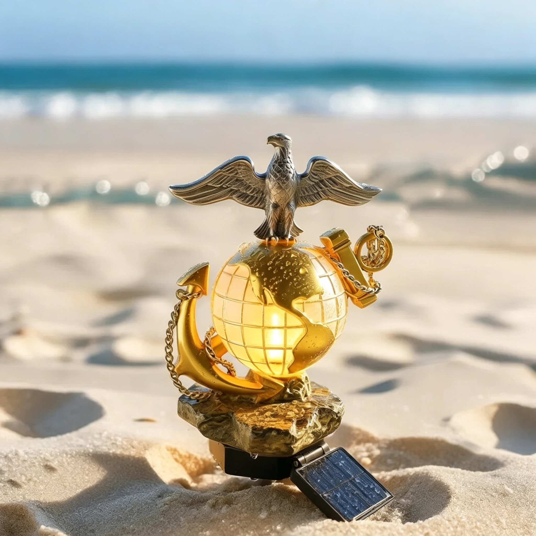 Military Tribute Solar Light – Weatherproof & Eco‑Friendly 🎁