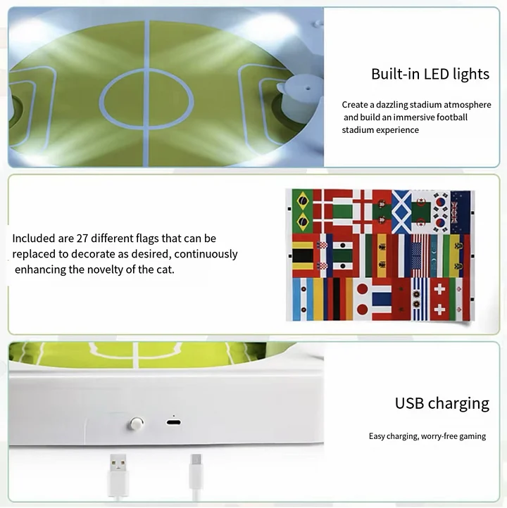 🐾 Interactive Soccer Stadium Cat Toy