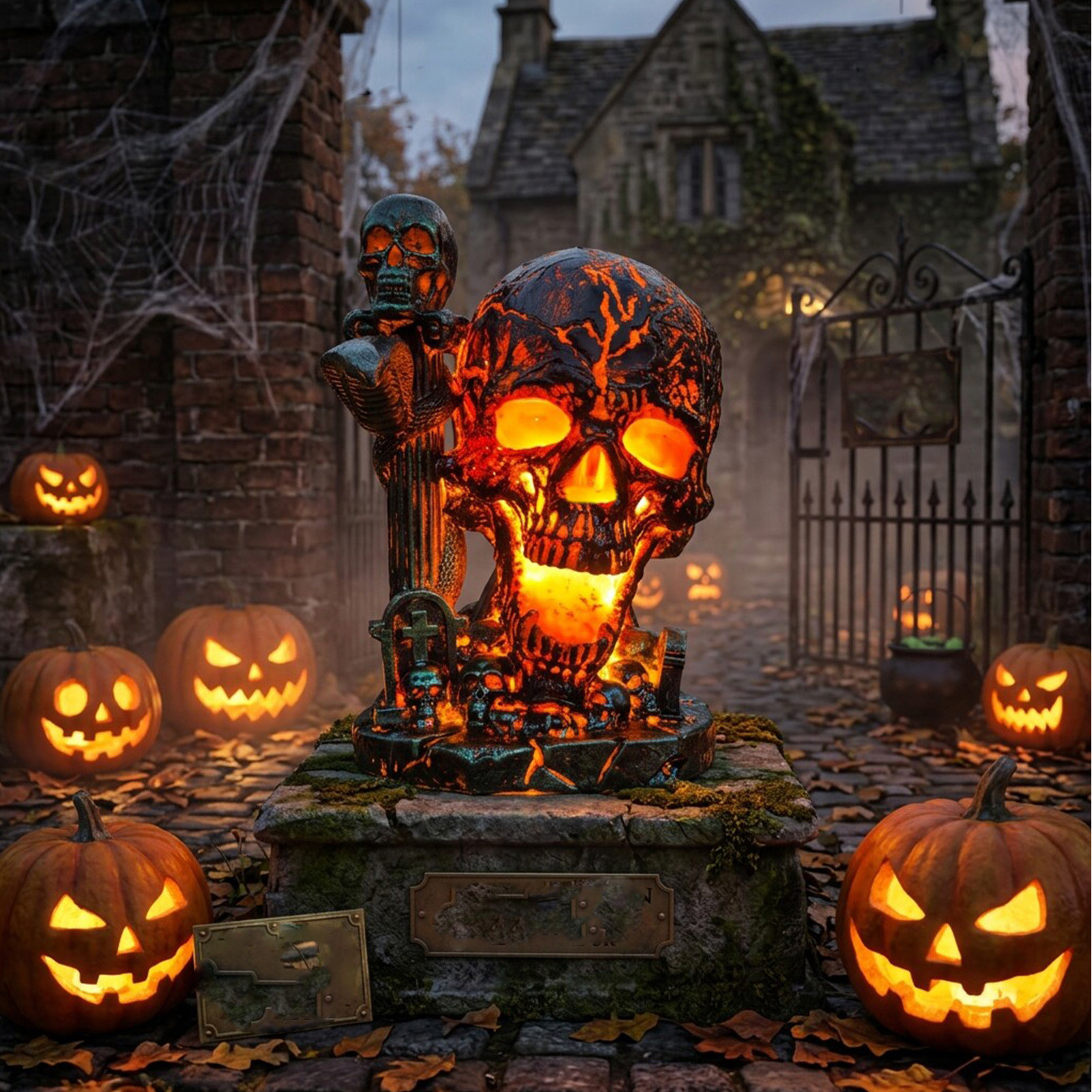 Gothic skull design