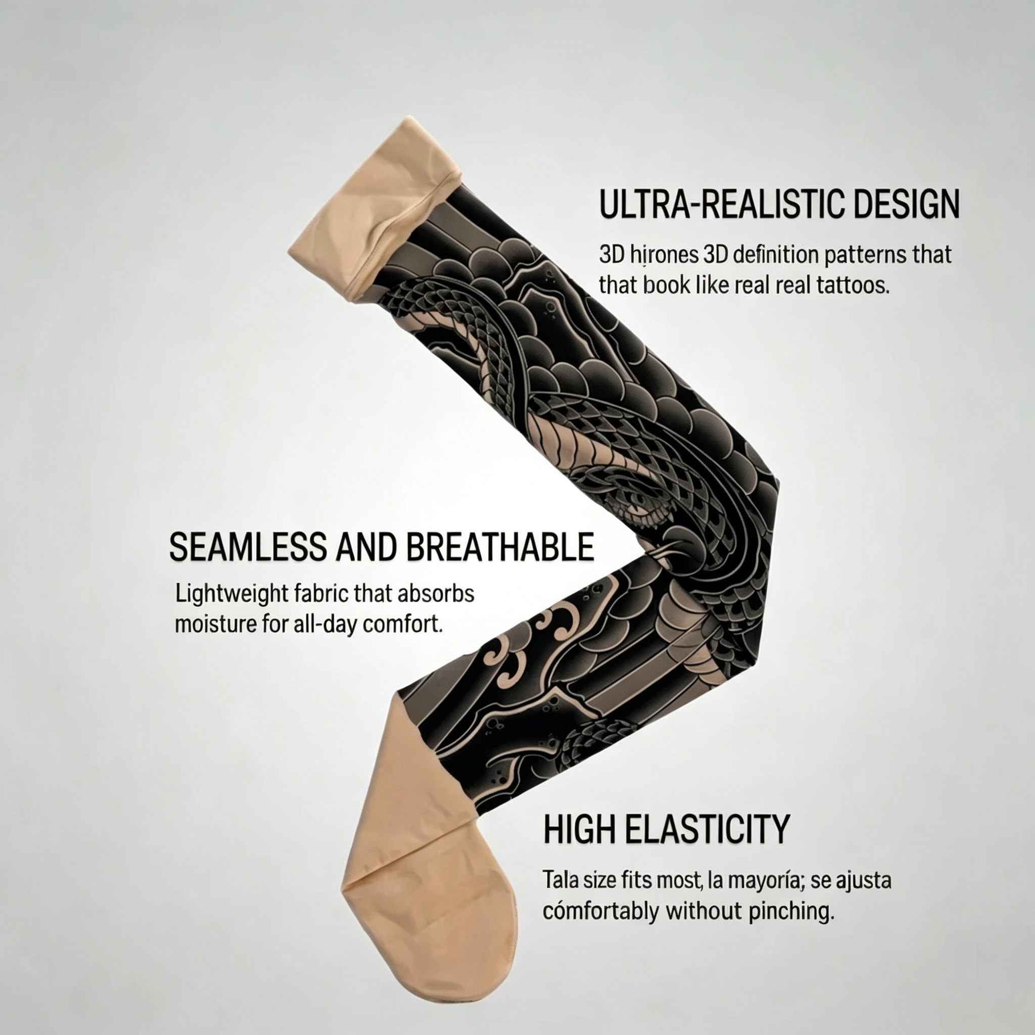 Invisible Tattoo Sleeve – Ultra‑Realistic 3D Ink