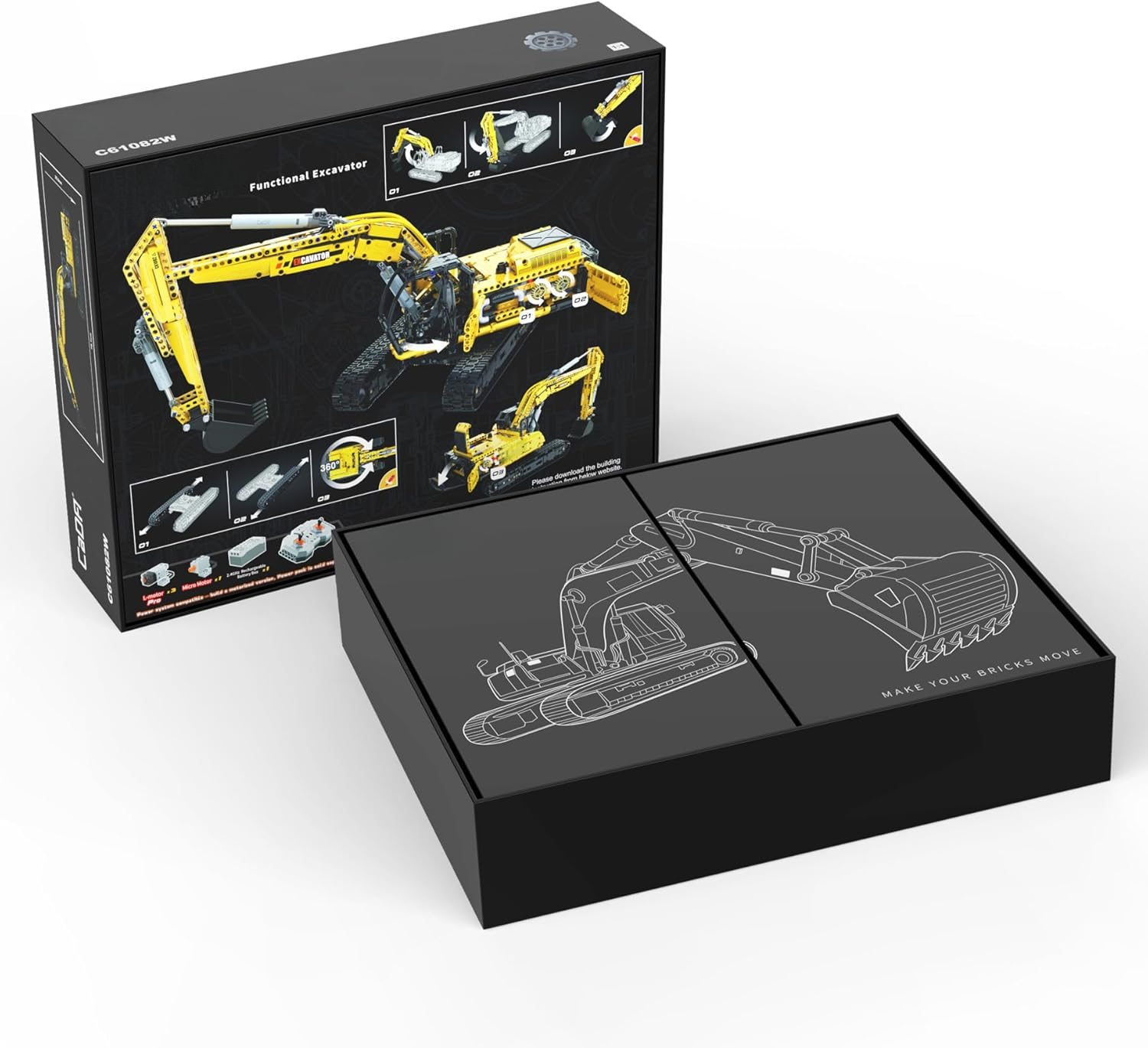 Construction Excavator Building Model 🚧🏗️