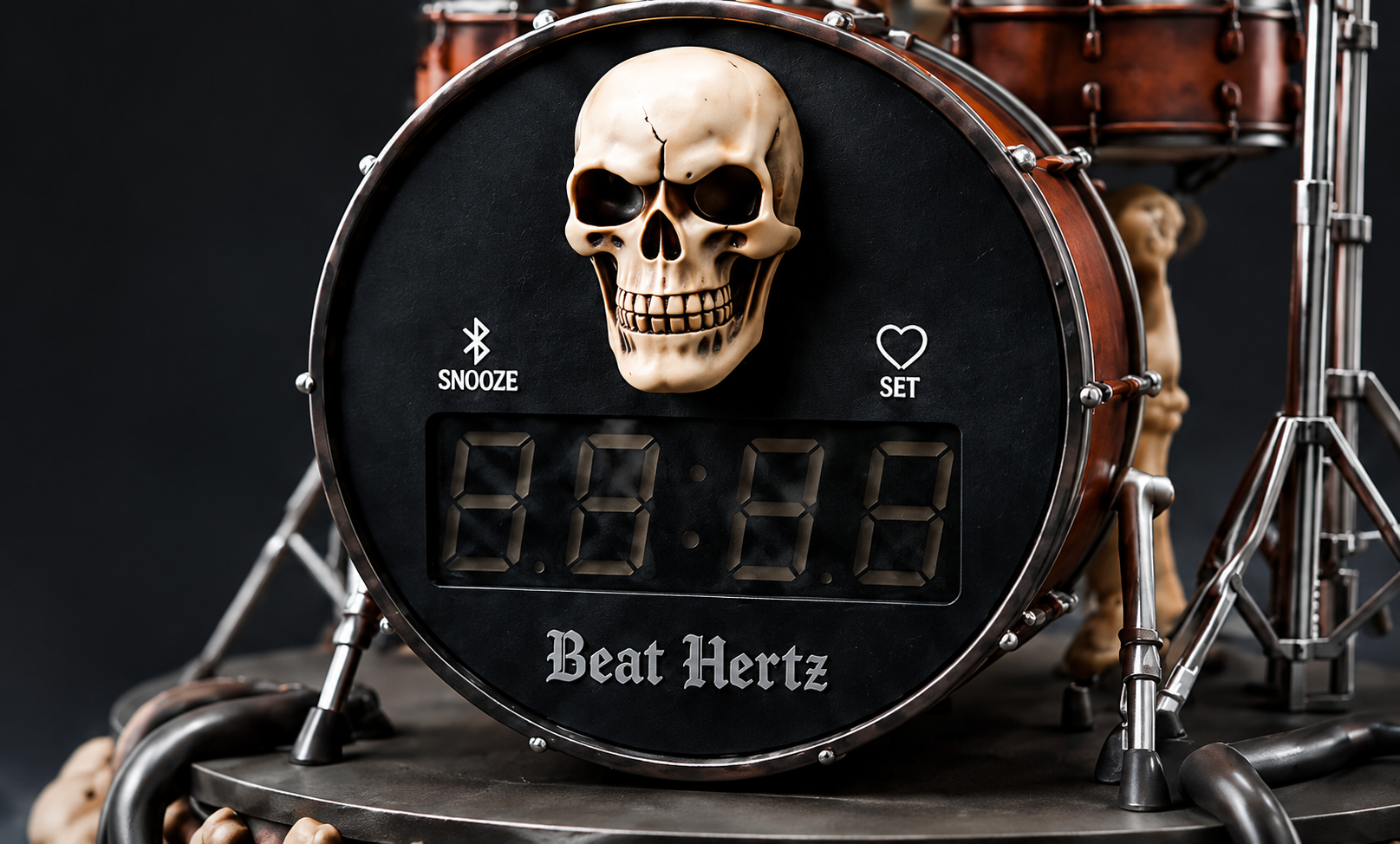 ⚡ Beat Hertz – Metallic Alarm Clock