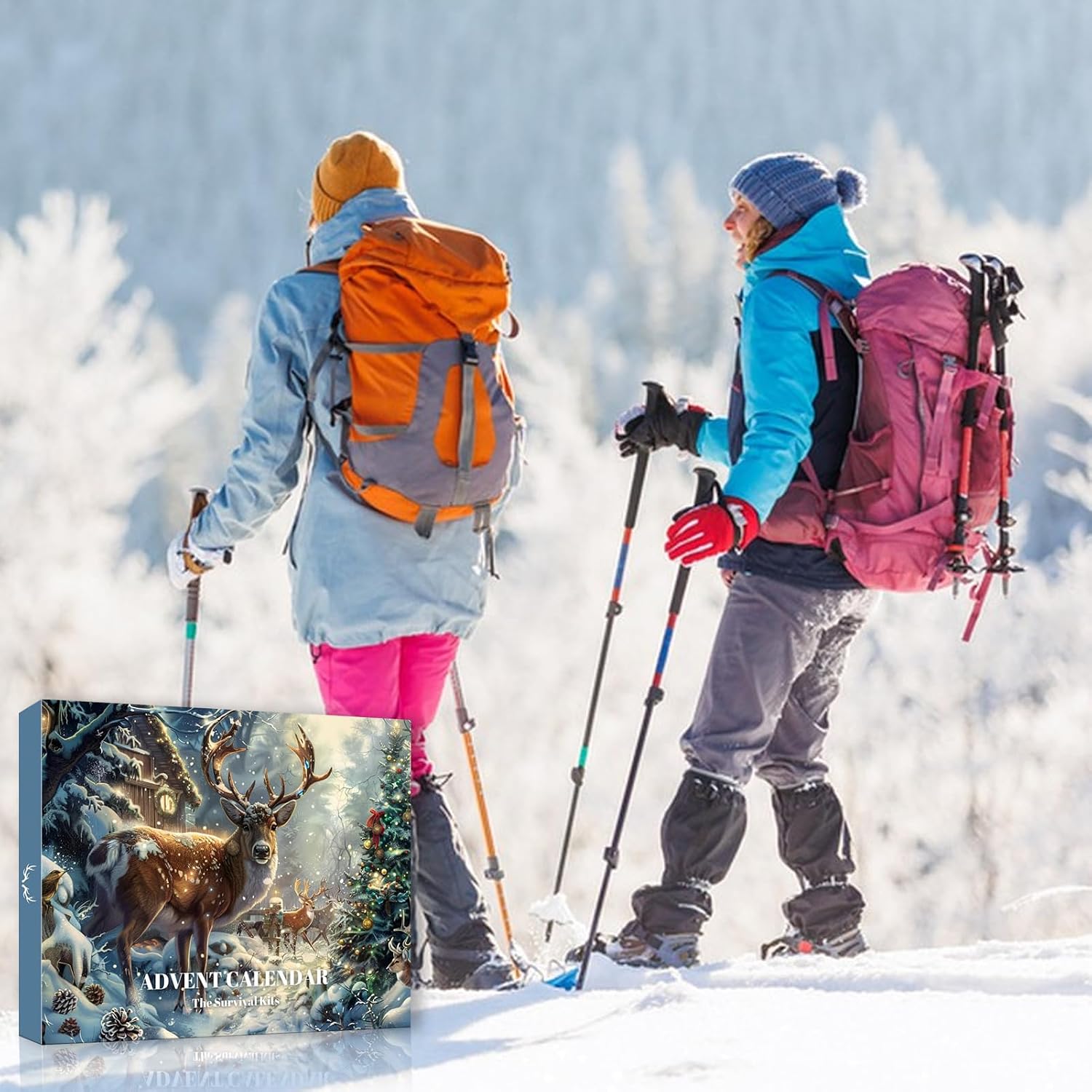 🎄 24-in-1 Survival Tools Advent Calendar – Outdoor Adventure Countdown