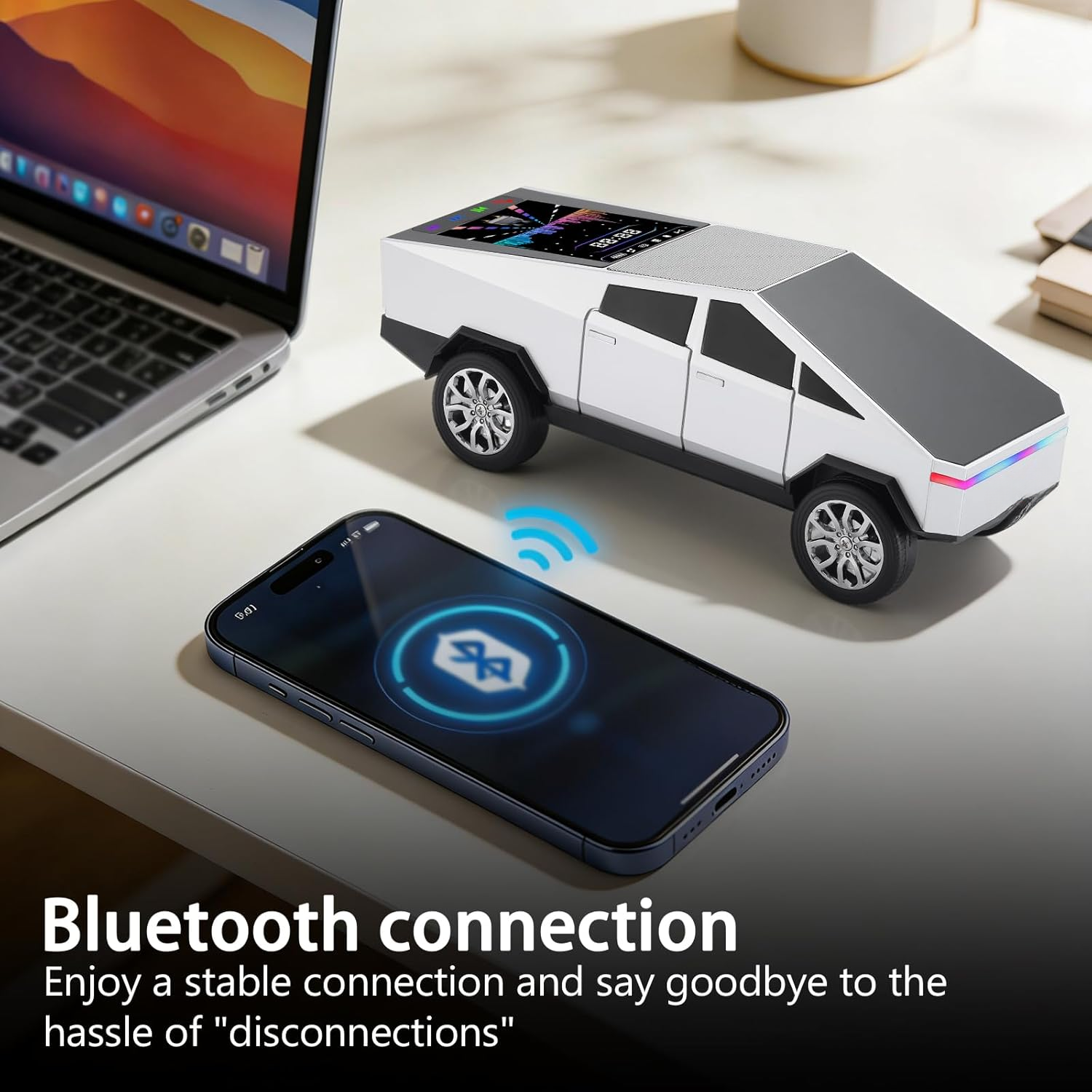 Cybertruck Style Portable Bluetooth Speaker 🚀🔊