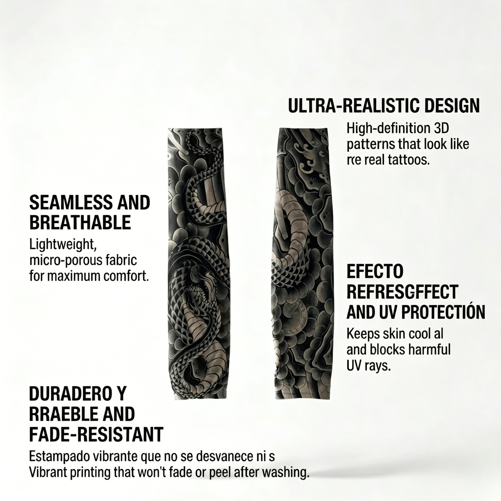 Invisible Tattoo Sleeve – Ultra‑Realistic 3D Ink