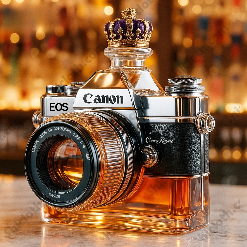 Classic Camera Whiskey Bottle – 350ml Limited Edition 📷🥃