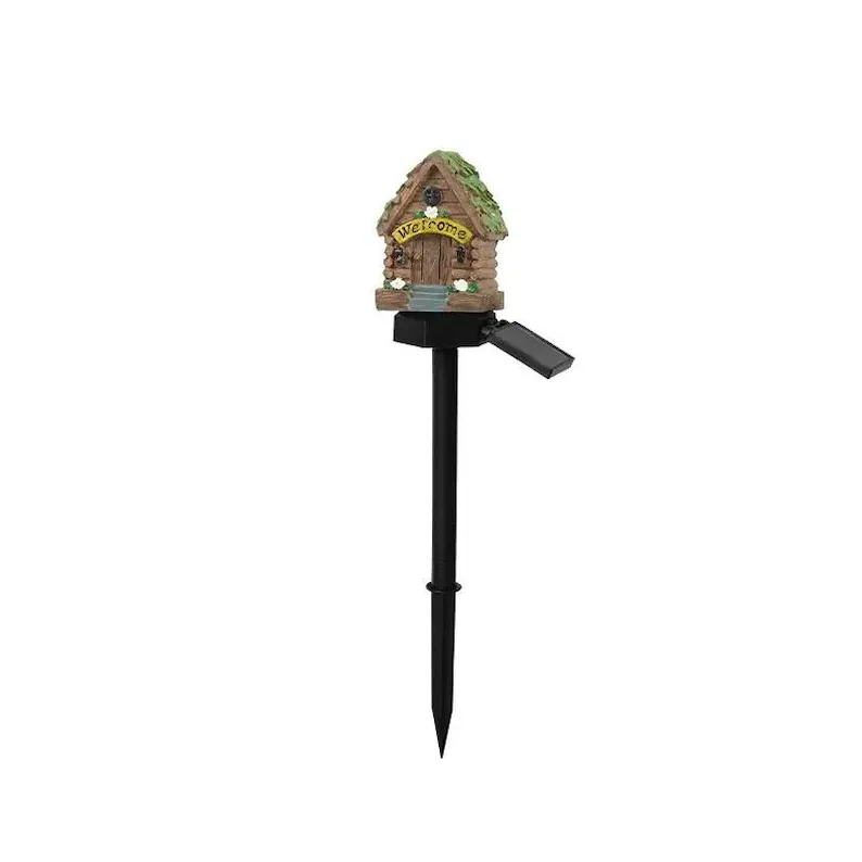 Solar Mushroom House Garden Light