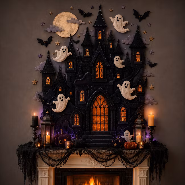 🧙‍♀️ Enchanted Witch Wind Chime – Hand-Painted Fall Centerpiece