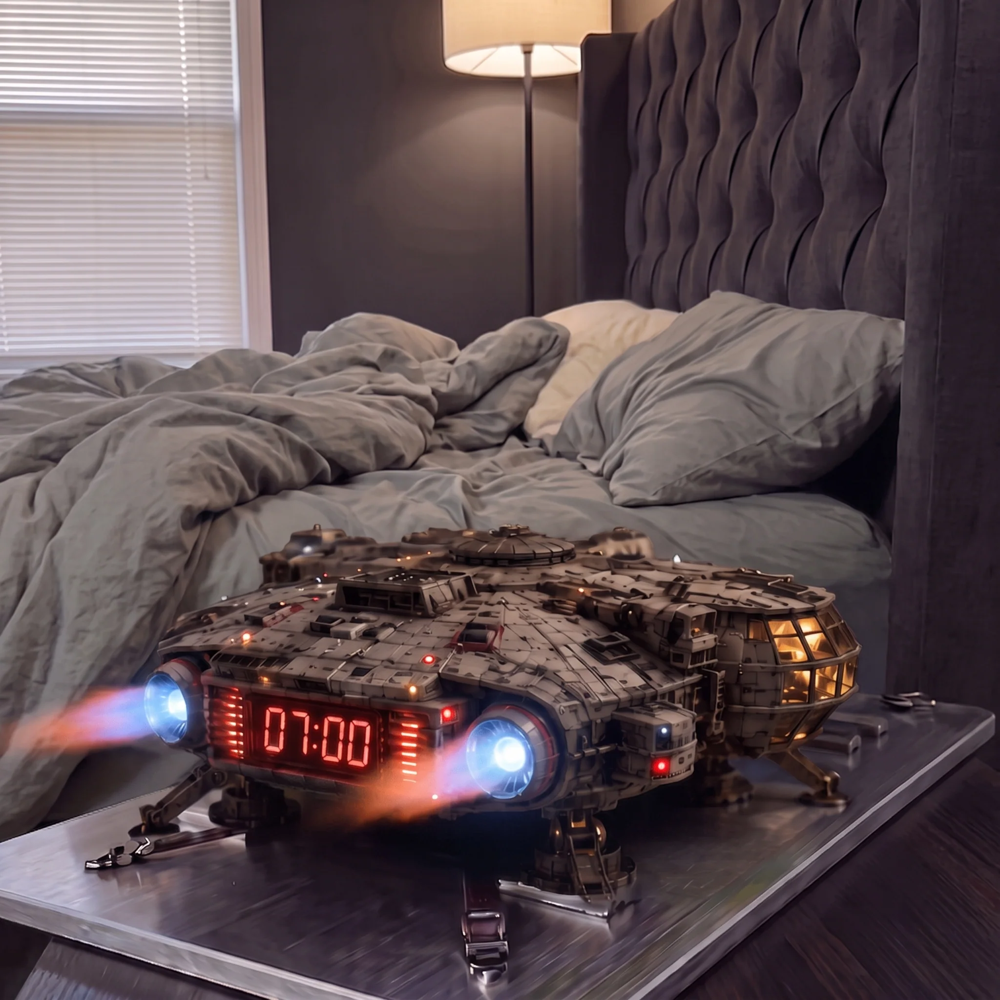 🚀 Hyperdrive Ignition Alarm – Cinematic Wake‑Up Experience