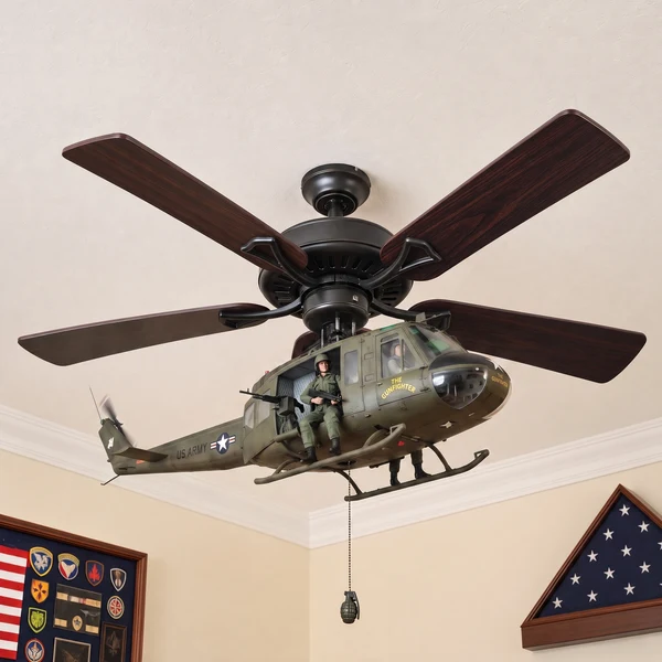 🚁 Turn Your Ceiling Fan Into A Hovering Huey Gunship