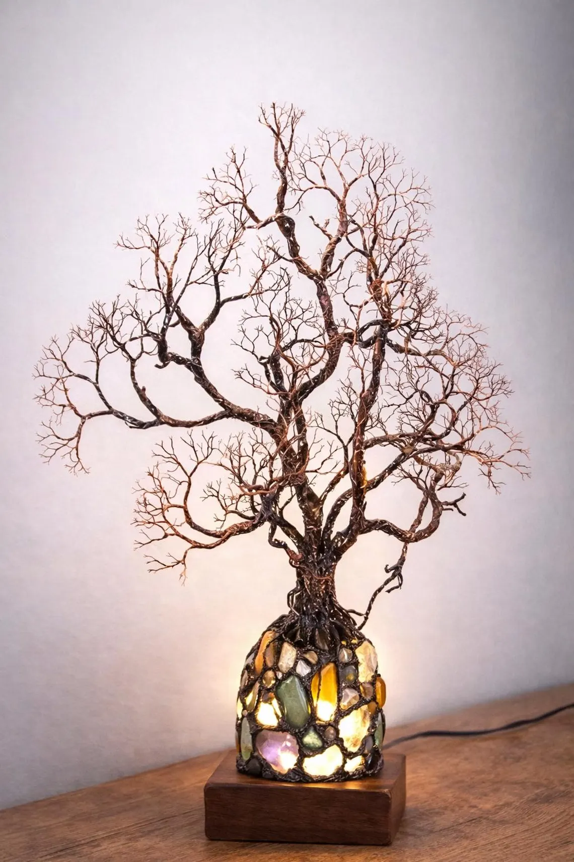 Tree of Life Crystal Lamp – Ancient Wisdom, Modern Glow 🌳✨