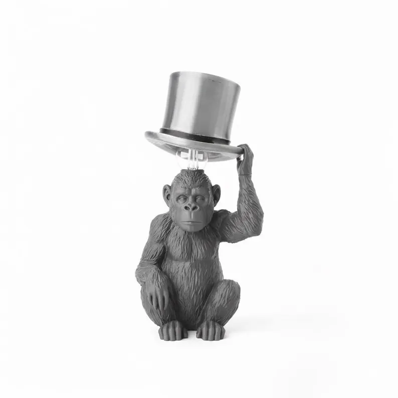 Stylish Monkey Figurine Table Lamp 🐒💡