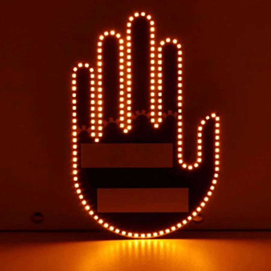 Car Rear Window Gesture LED Light 🚗💡