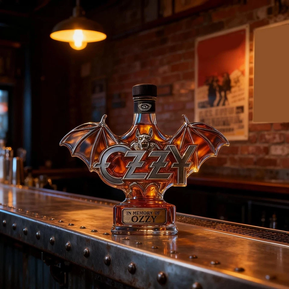 Ozzy Tribute Decanter – Limited Edition Rock Collectible 🤘🖤