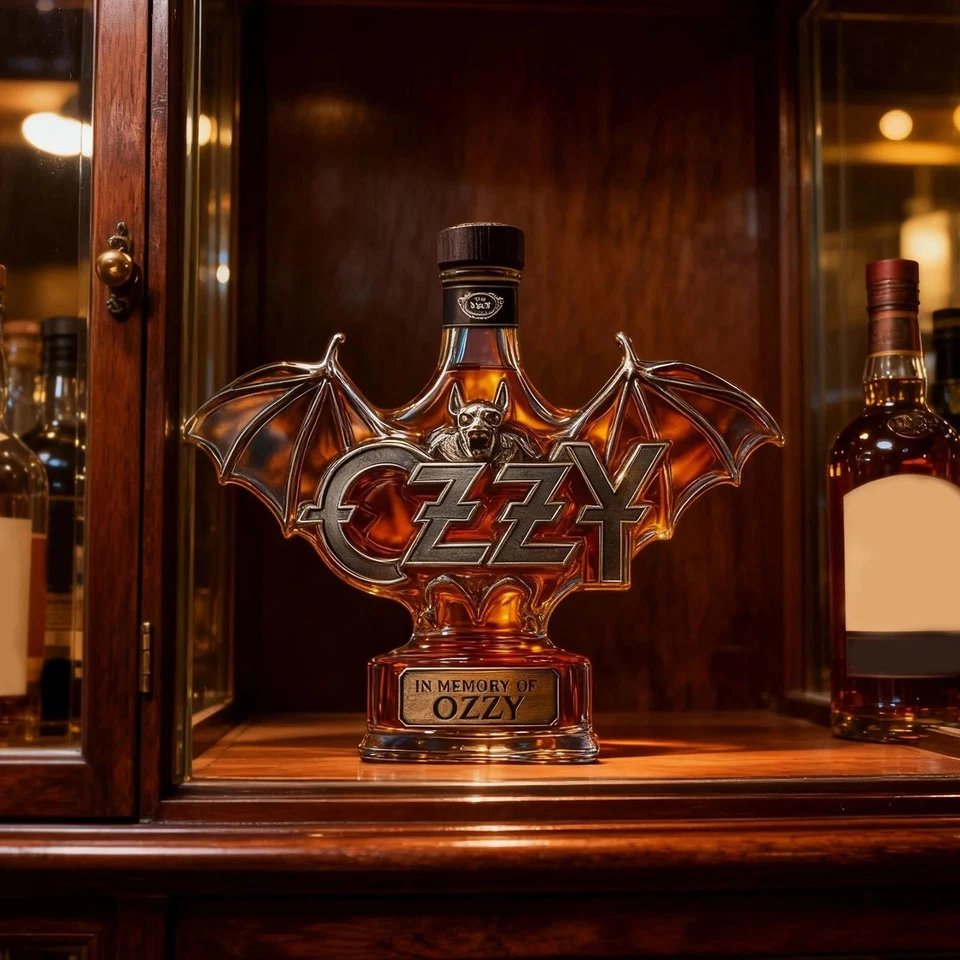 Ozzy Tribute Decanter – Limited Edition Rock Collectible 🤘🖤