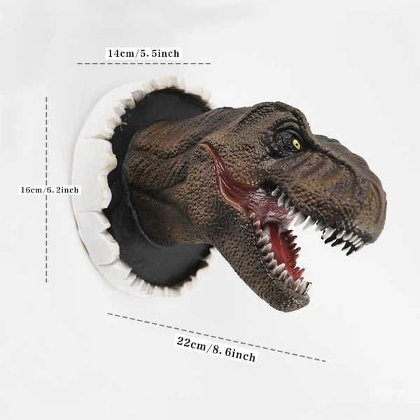 🦖 DinoForge – Hyper-Realistic 3D Dinosaur Wall Art