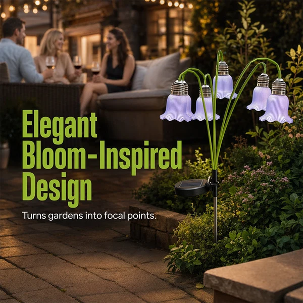 🌷 A Tulip That Glows — Solar Garden Light For Your Pathway