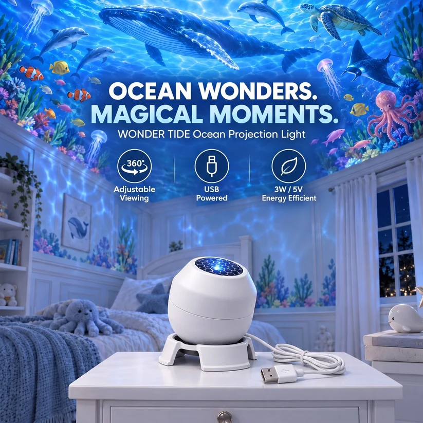 🌊 Ocean Projection Light – Underwater World on Your Ceiling