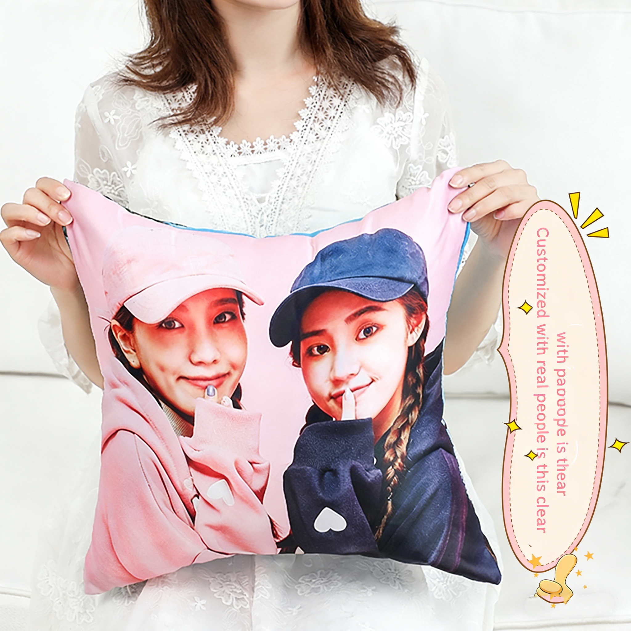 ⭐⭐⭐Custom-made pillows are available for family photos, couple photos, pet photos, and anniversaries. Just send us your design!