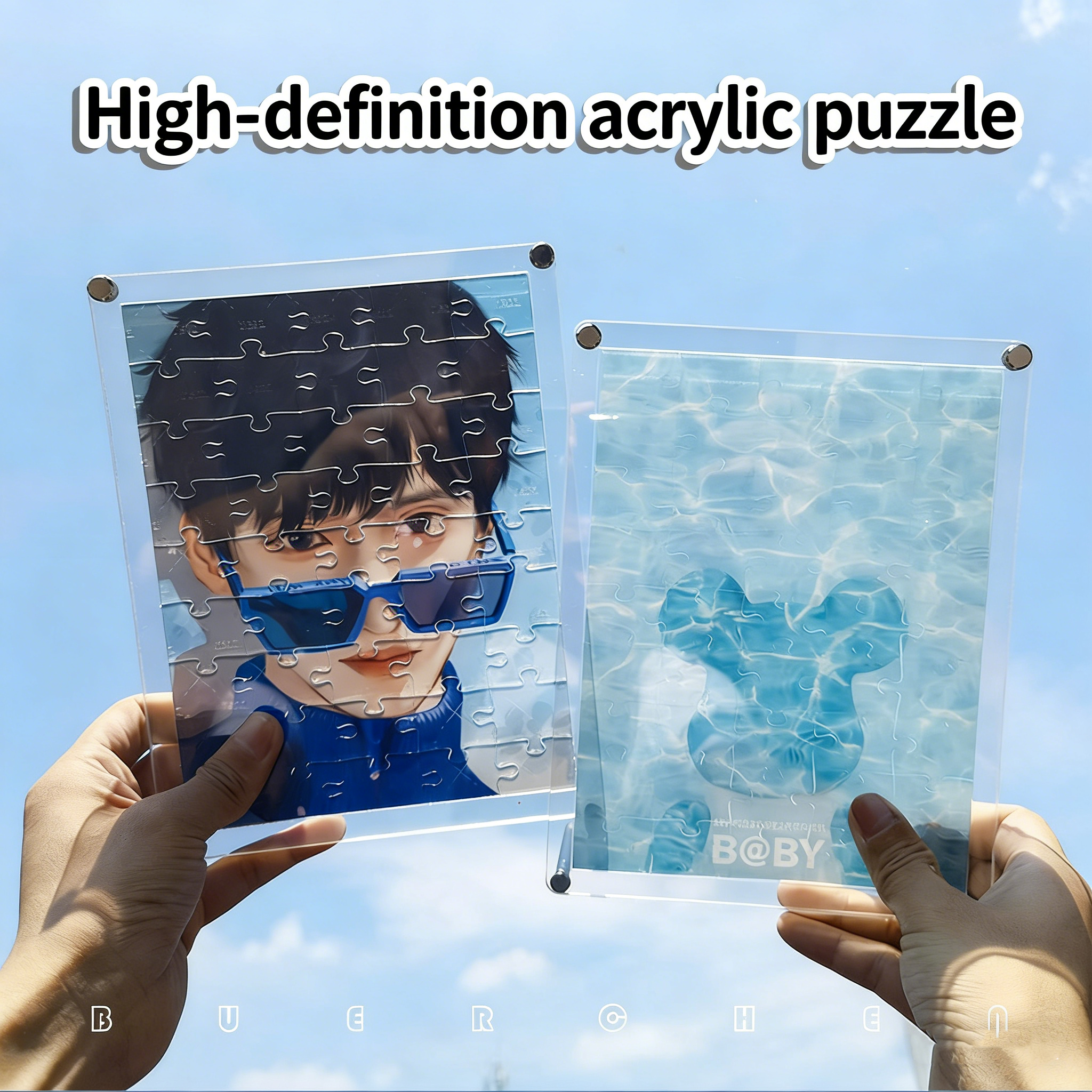 🌈Custom photo acrylic mosaics are available, including images of pets, babies, couples, portraits, family photos, and more!