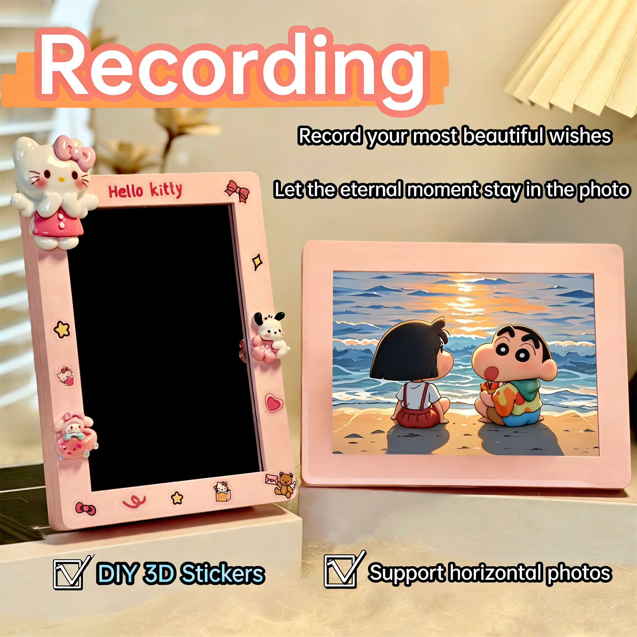 ✨🎵Custom photo mirrors with recording capabilities and lighting effects. We can customize photos of your pets, babies, couples, portraits, family photos, and more!