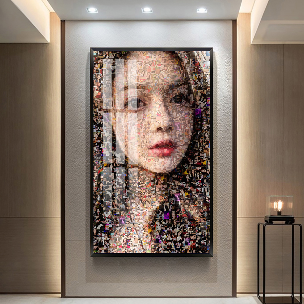 🎀🎀🎀來圖客製奢華百圖水晶畫——將多張照片拼成一幅專屬畫！