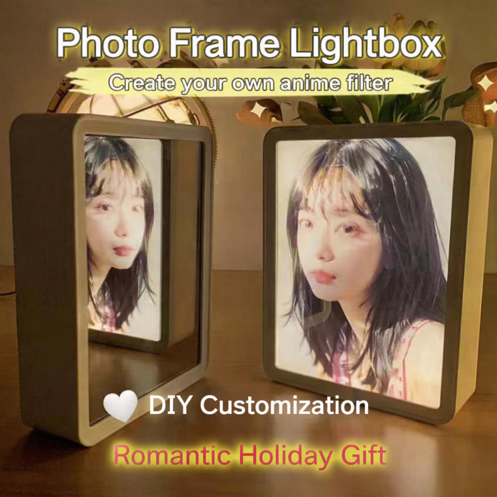 Photo custom mirror light painting