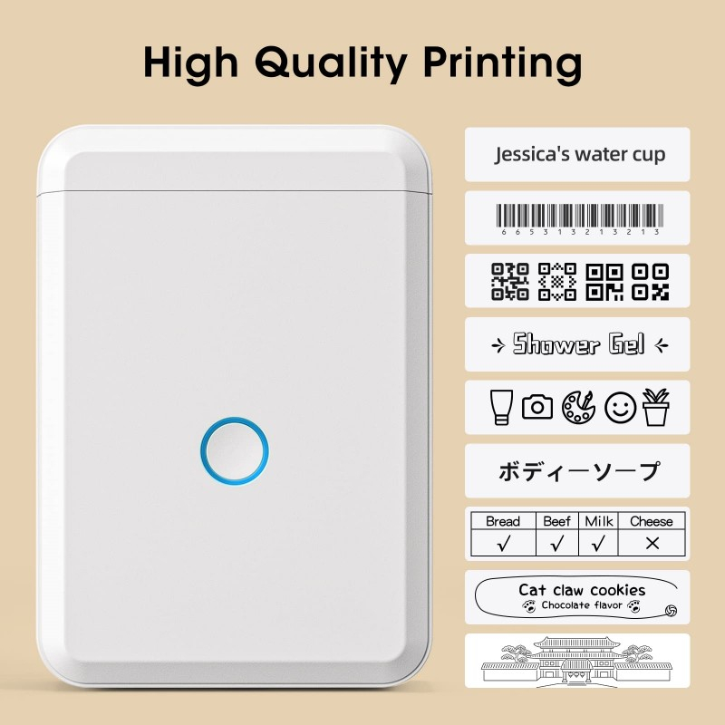 ⭐Household label machine - suitable for a variety of scenarios, no need to refill ink, a great helper in life! 家用标籤机——多种场景适用，无需加油墨，生活好帮手！